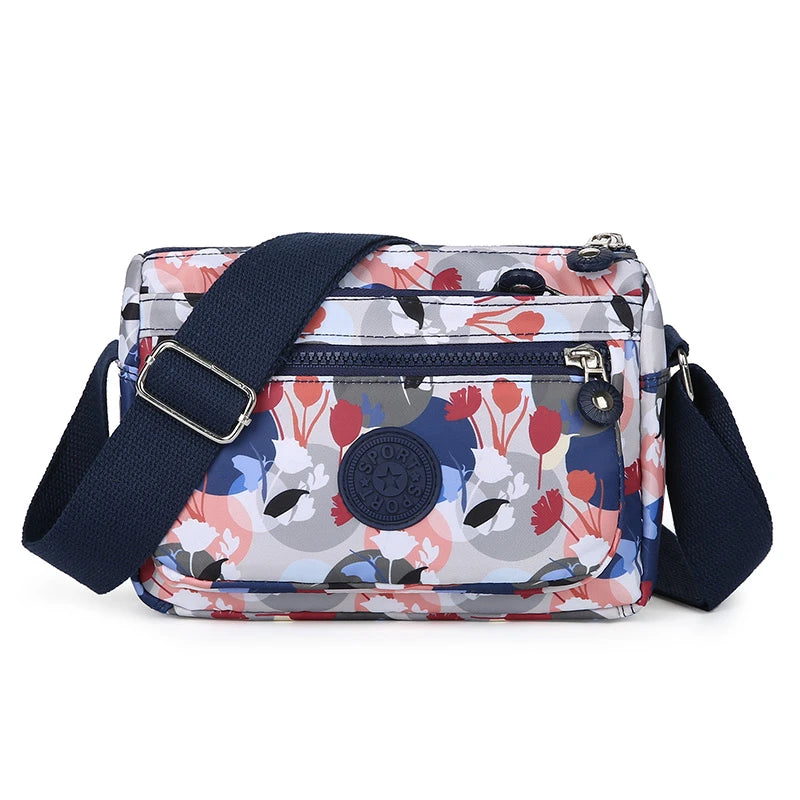 Shoulder Bag Lightweight Small Square Bag Anti Splash Casual Crossbody