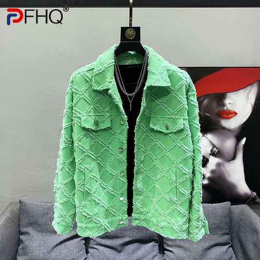 Trendy Designer Korean Broken Hole Spring Denim Jacket Fashion Elegant Coat