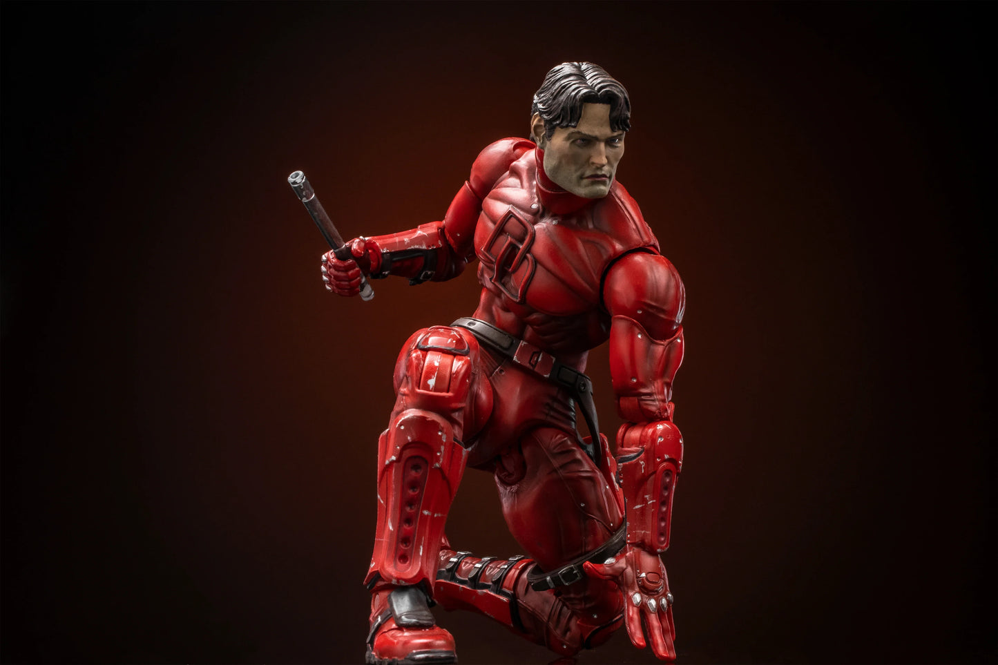 In Stock - FlefToys Marvel Daredevil Classic Red Shadowland Reborn Black 8" Action Figure Devil Defenders Matt Murdock Legends