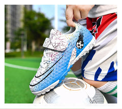 Children Soccer Shoes Futsal Hall Football Boots Kids Cleats Grass Sneakers