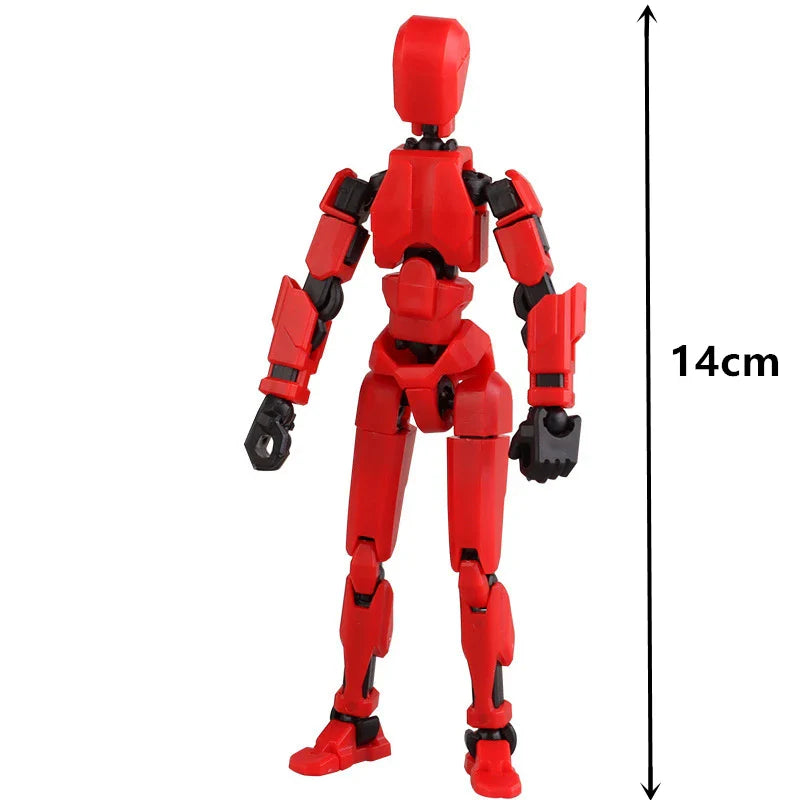 Multi-Jointed Movable Shapeshift Robot 3D Printed Mannequin Dummy 13 Action Figures Toys Kids Adults Parent-children Games gifts