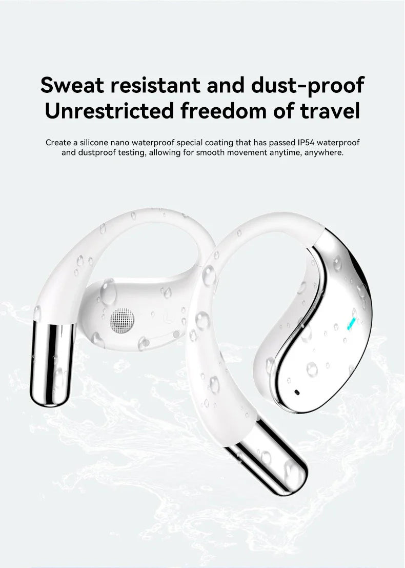 MZYMI Q39 AI Translation Wireless Earphone TWS Ear Hook Sport Running Bluetooth Headset ENC Noise Cancelling Headphone With Mic