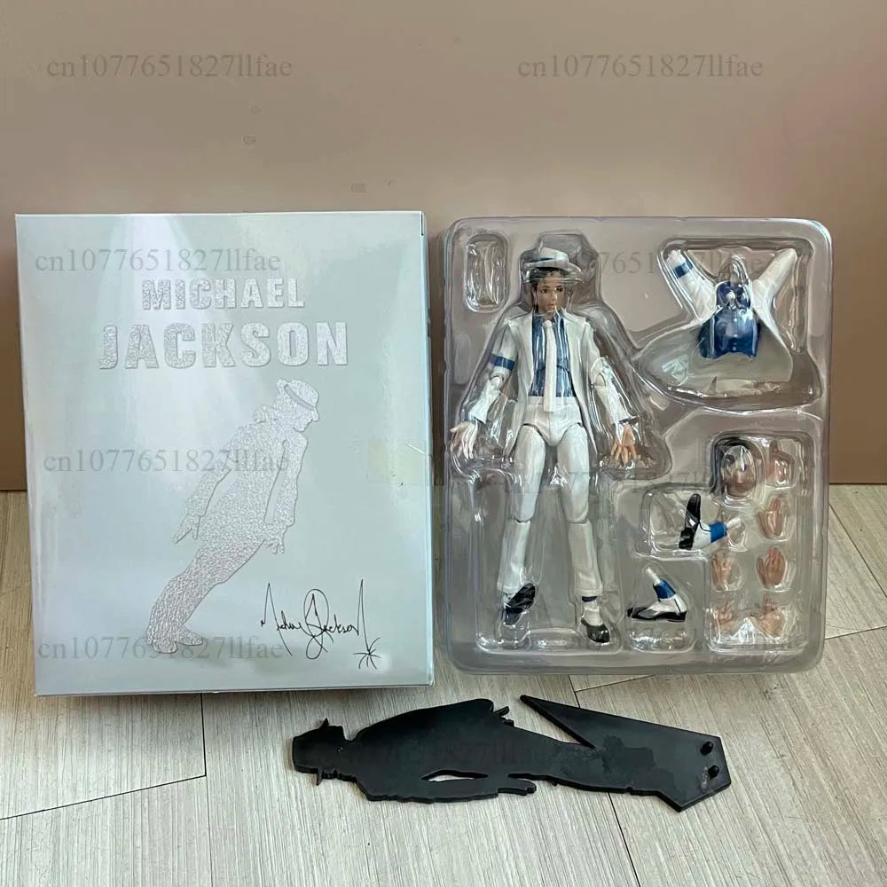 Michael Jackson Smooth Criminal Moonwalk Action Figure Model Toys Michael Jackson MJ Thriller Joint Movable Christmas Gift