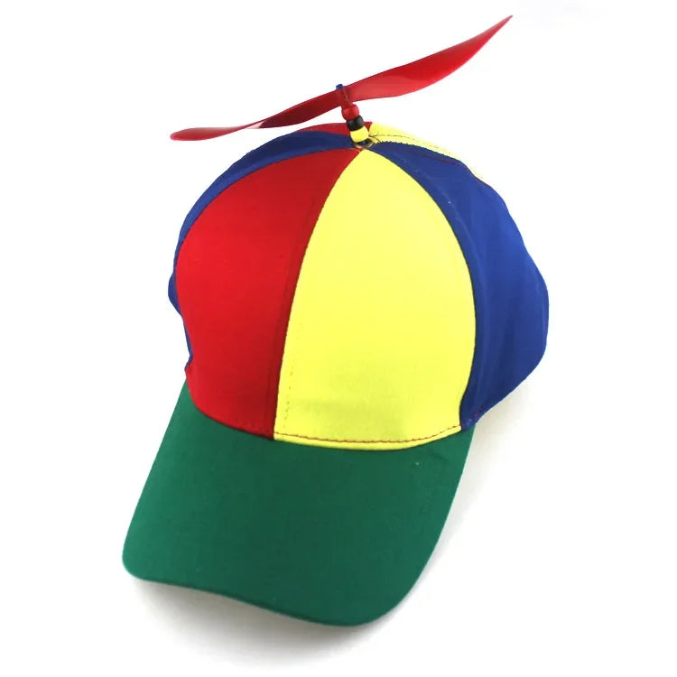 Funny Snapback Hat Helicopter Propeller Adventure Dad Hat Rainbow Bamboo Dragonfly Baseball Cap For Adult Kids Boys Girls