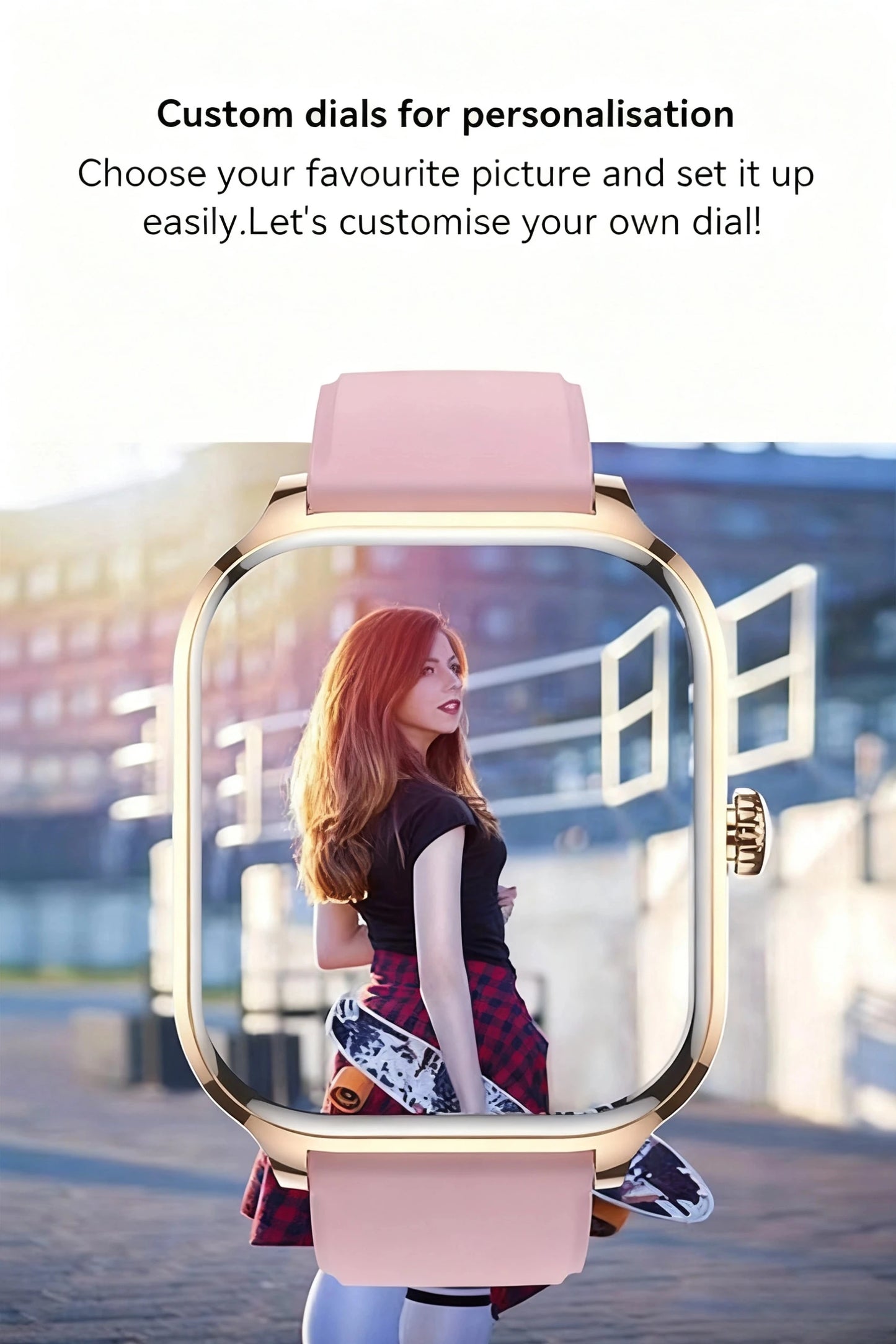 PHONEPACE  C20 Smartwatch 1.77-inch HD Display Bluetooth Call Message Alert Sports Mode Smartwatch For Men Women