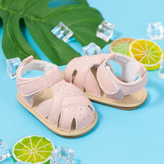 Summer Sandals Baby Shoes Boy Girl Flats Rubber Sole Anti-Slip Toddler Shoes