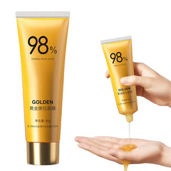 80g Gold Foil Peel-Off Mask Peel Off Anti-Wrinkle Face Mask 98% golden Mask Facial For Deeply Cleans Skin Care