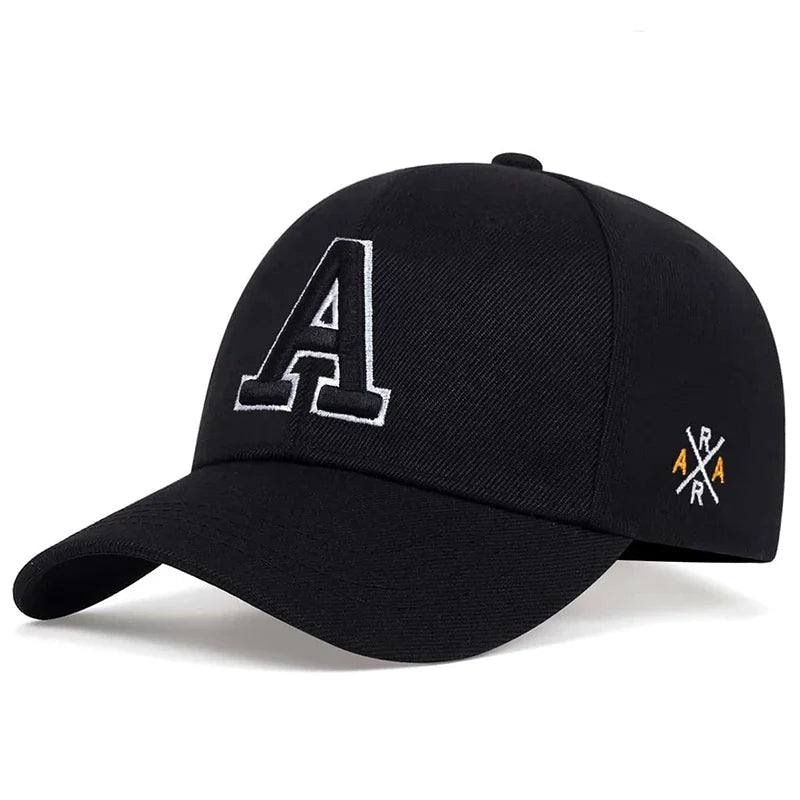 Unisex Letter Embroidery Baseball Cap Spring and Autumn Snapback Hat Adjustable Casual Cap Sunscreen Hat