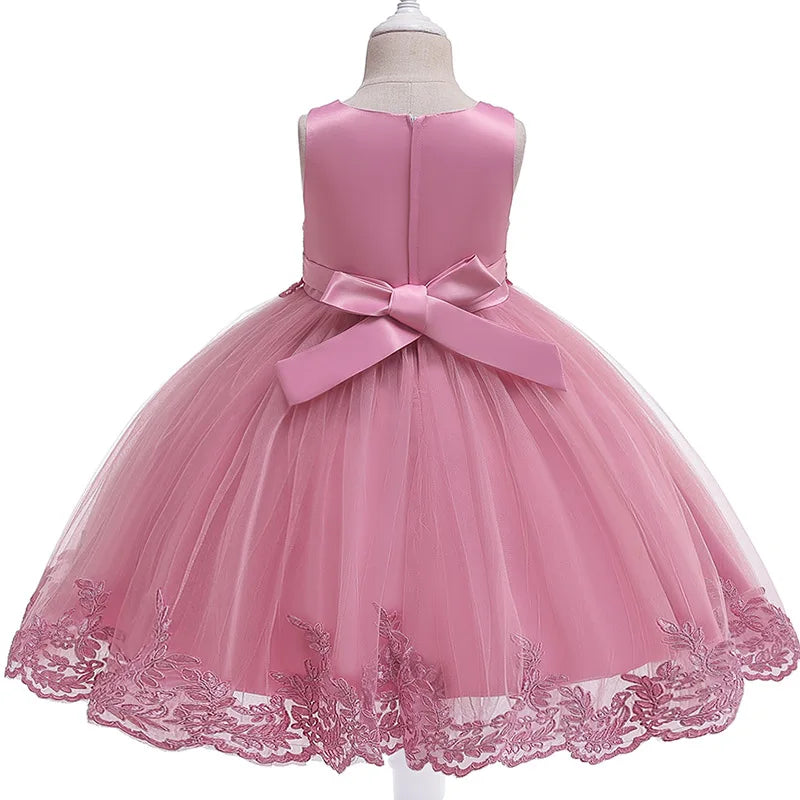 Princess Party Girl Dress Chidlren Clothes Baby Ball Gown Pageant Flower Wedding Dresses Summer Frocks Kids Clothing Vestidos