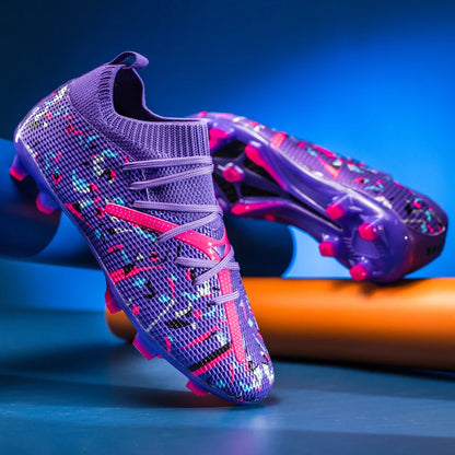 Mens Football Field Boots Ultralight Turf Indoor Society Training Soccer Shoes Cleats