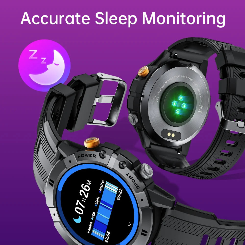 CUBOT C29 SmartWatch 1.52-inch 1ATM Waterproof Sport Watch for Men 410mAh Battery, Bluetooth Call, Heart Rate&24H Health Monitor