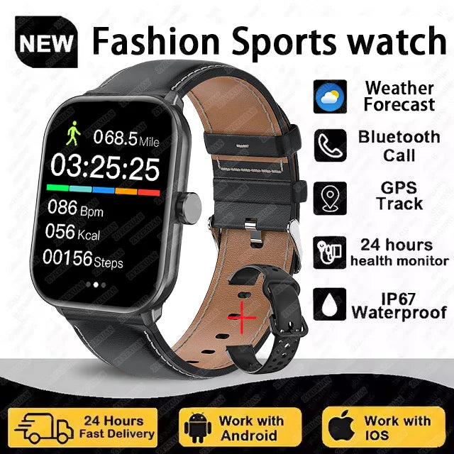 New Series 5 Watch5 Men Smart Watch Blood Pressure Blood Oxygen Heart Rate AI Voice Bluetooth Call Women SmartWatch For Android
