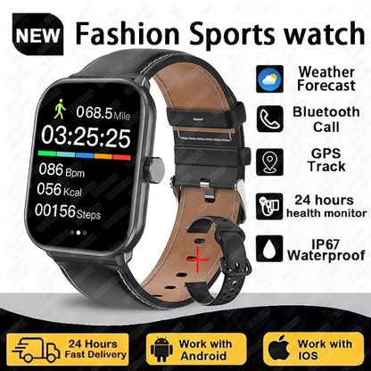 New Series 5 Watch5 Men Smart Watch Blood Pressure Blood Oxygen Heart Rate AI Voice Bluetooth Call Women SmartWatch For Android