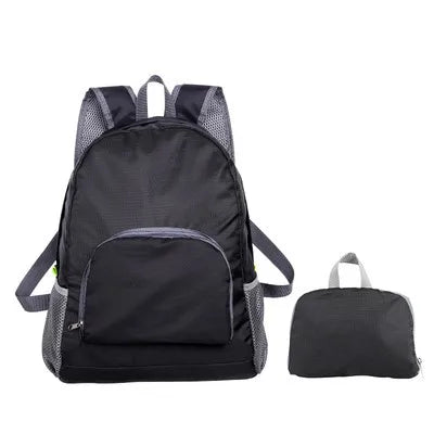 Unisex Foldable Backpack Travel Bag Lightweight Shoulder Backpacks Portable Outdoor Hiking Camping Sport Climbing Organizer Bags