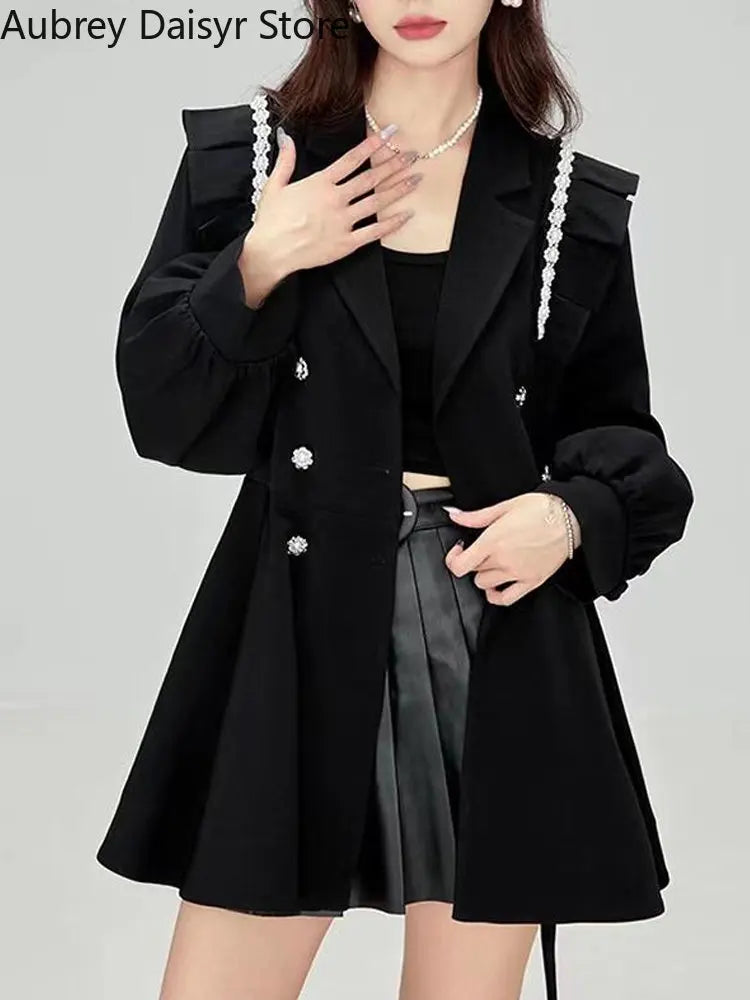 Formal attire Dresses: Women Elegant Chic Sashes Button Design Dress