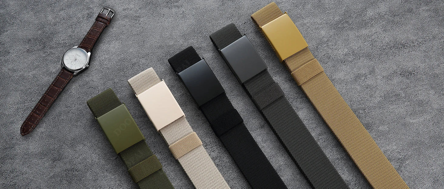 Men Female Belts Military Nylon Adjustable Belt Outdoor Travel Tactical Waist Belt with Plastic Buckle for Pants 125cm