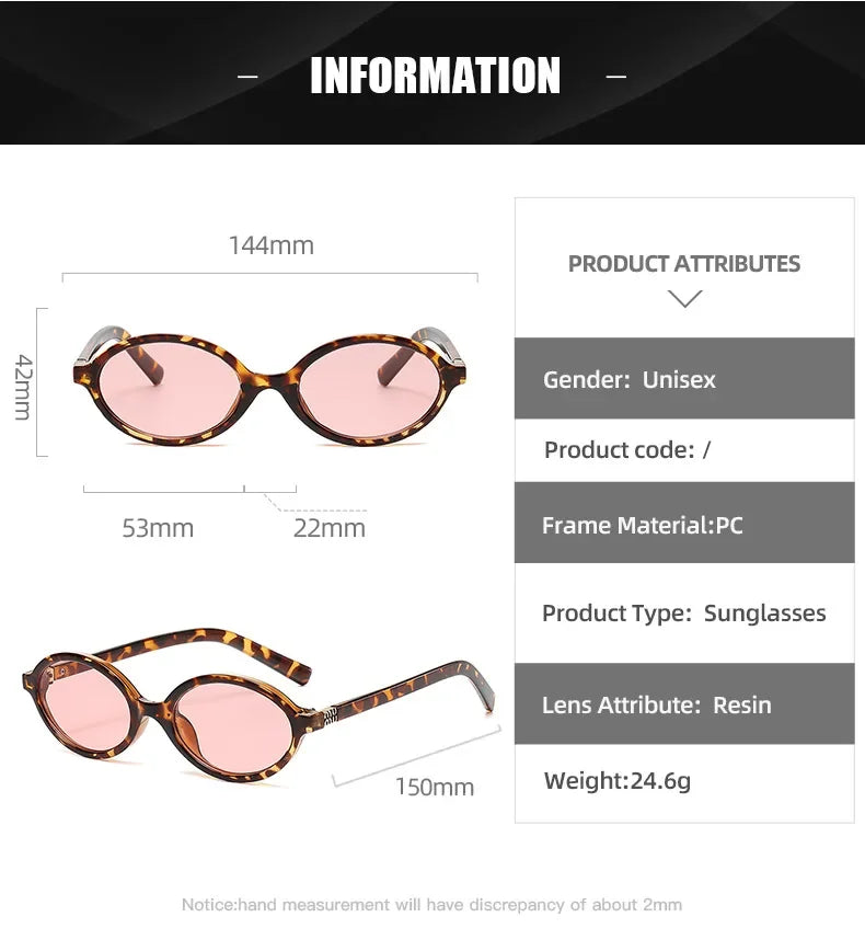 Designer UV400 Sunglasses Women Men New Trendy Oval Sun Glasses Ladies Vintage Small Round Gafas De Sol