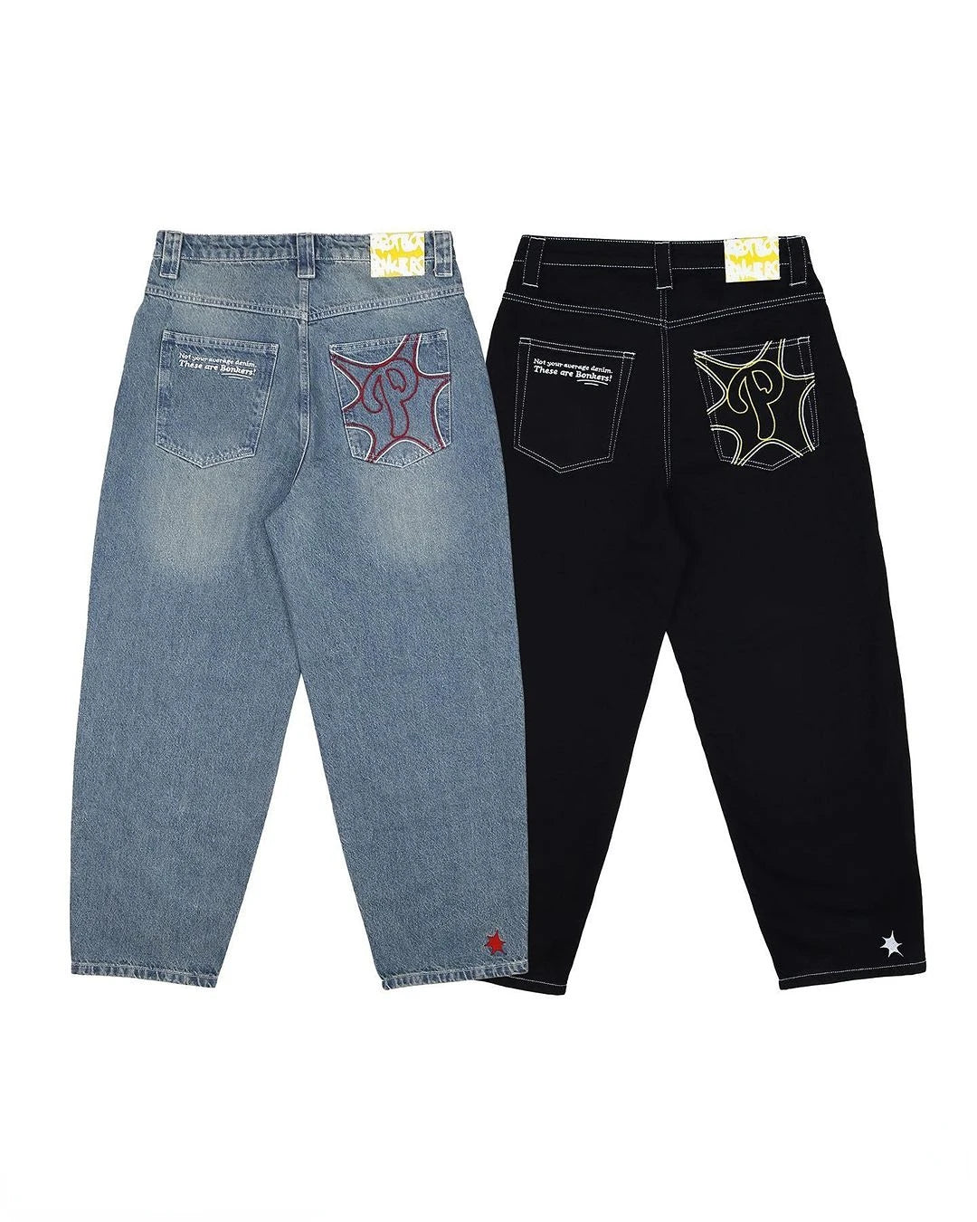 Streetwear Retro Trousers Grunge Vintage Low Waisted Cargo Pants Y2K Women Jeans