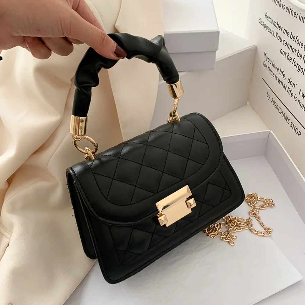 Women PU Leather Shoulder Bags Small Messenger Designer Female