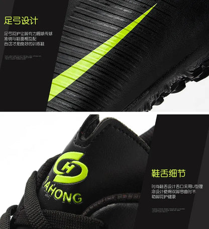 Men Soccer Shoes Cleats Society Children Boys Kids Autumn Casual Studded Boots