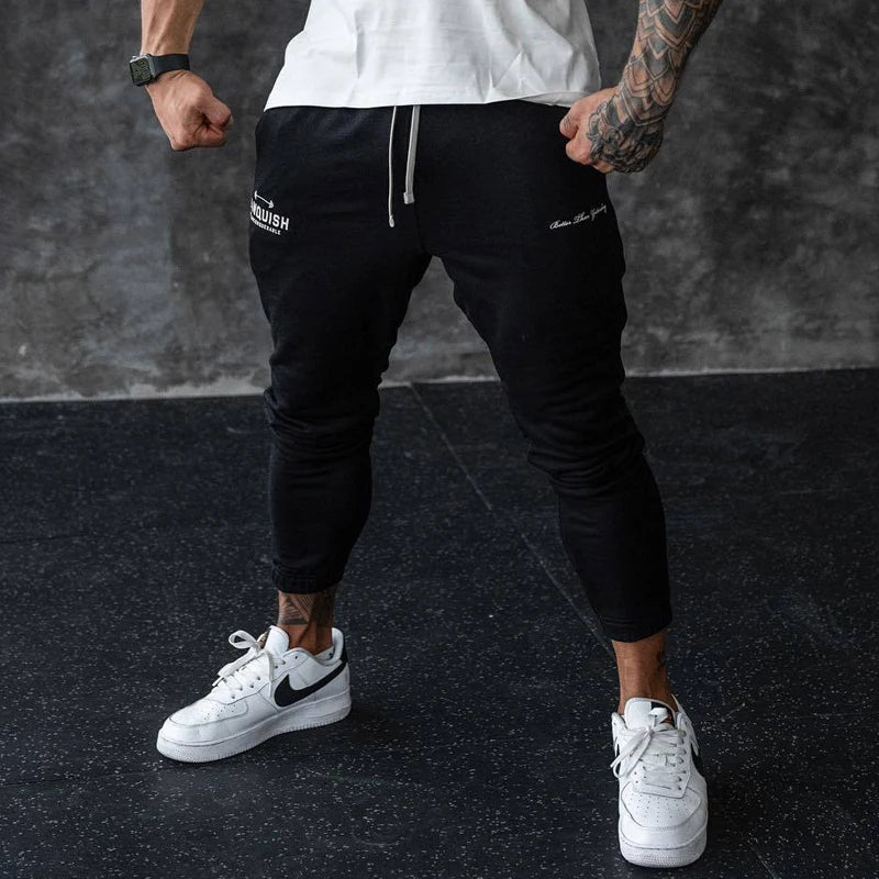 Men's TAPERED SWEATPANTS Sports Casual Pants Jogger Gym Running Basketball