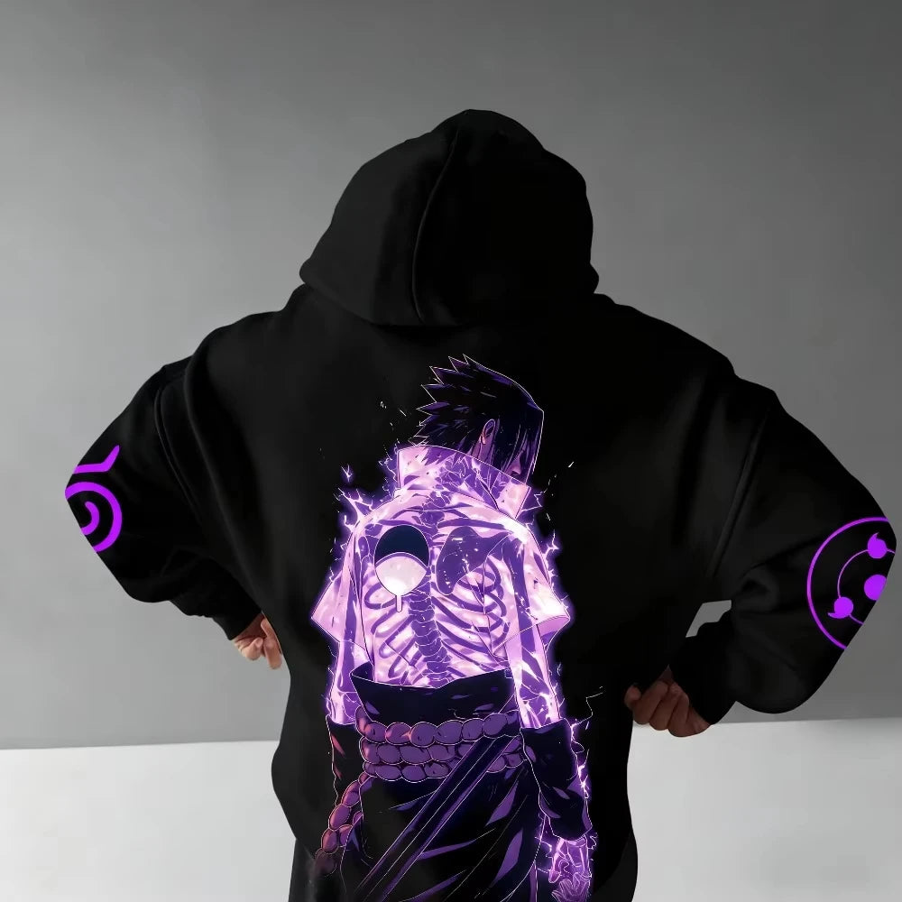 Printed Breathable and Comfortable Sporty Casual Hooded Oversized Sweatshirt for Adults Children Men and Women