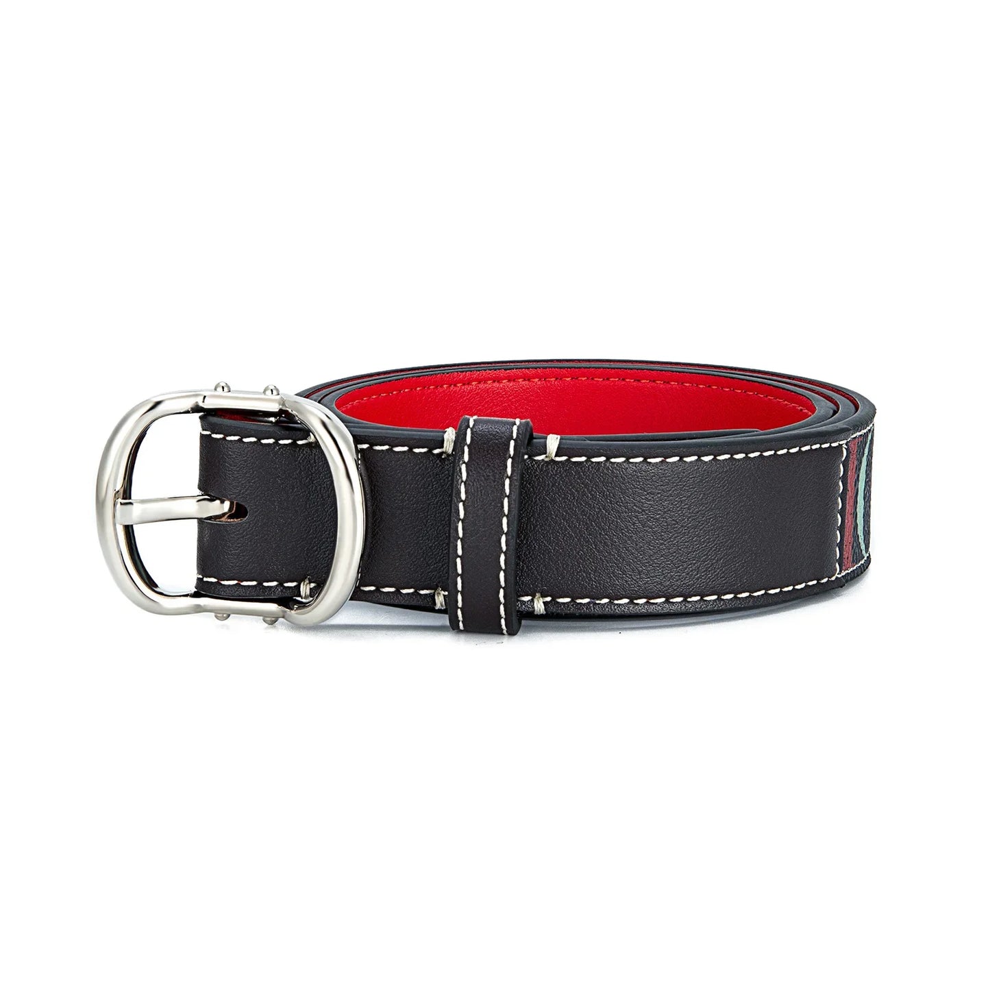Women's Leather Belt High Quality Casual Trendy Color Letter Print Simple Elegant Waistband Fashion Versatile Strap Hot Sale