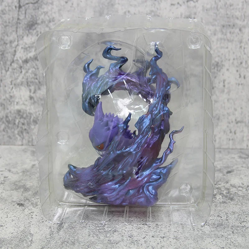 18cm Pokemon Gengar Figure, Anime Action Model Collectible Statue for Display, Halloween Christmas Birthday Gift