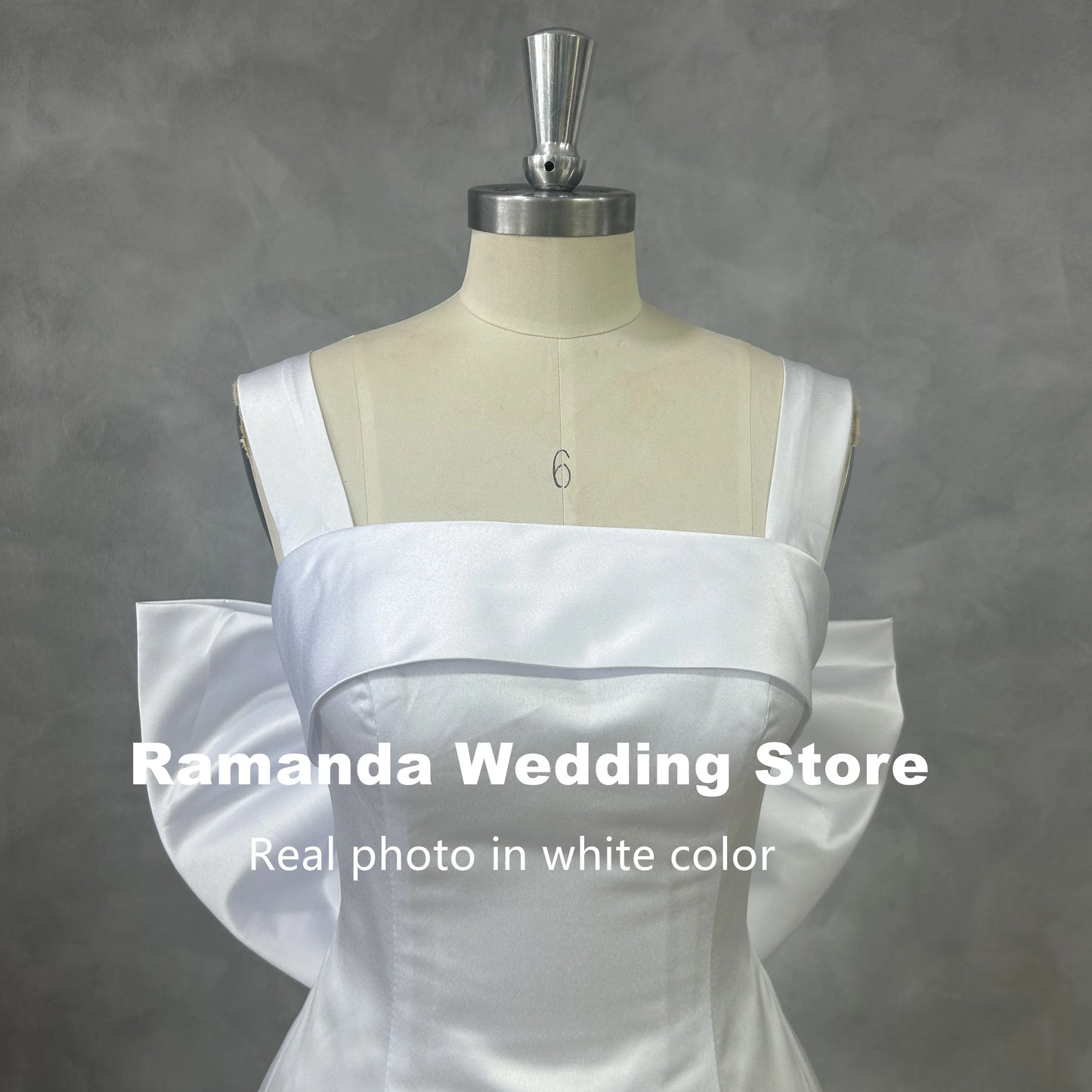 White Bridesmaid Dresses: Wedding Dress Simple Backless Mini Above Knee Bridal Gown