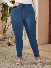 Plus Size Jeans for Women High Waist Stretchy Women Jean