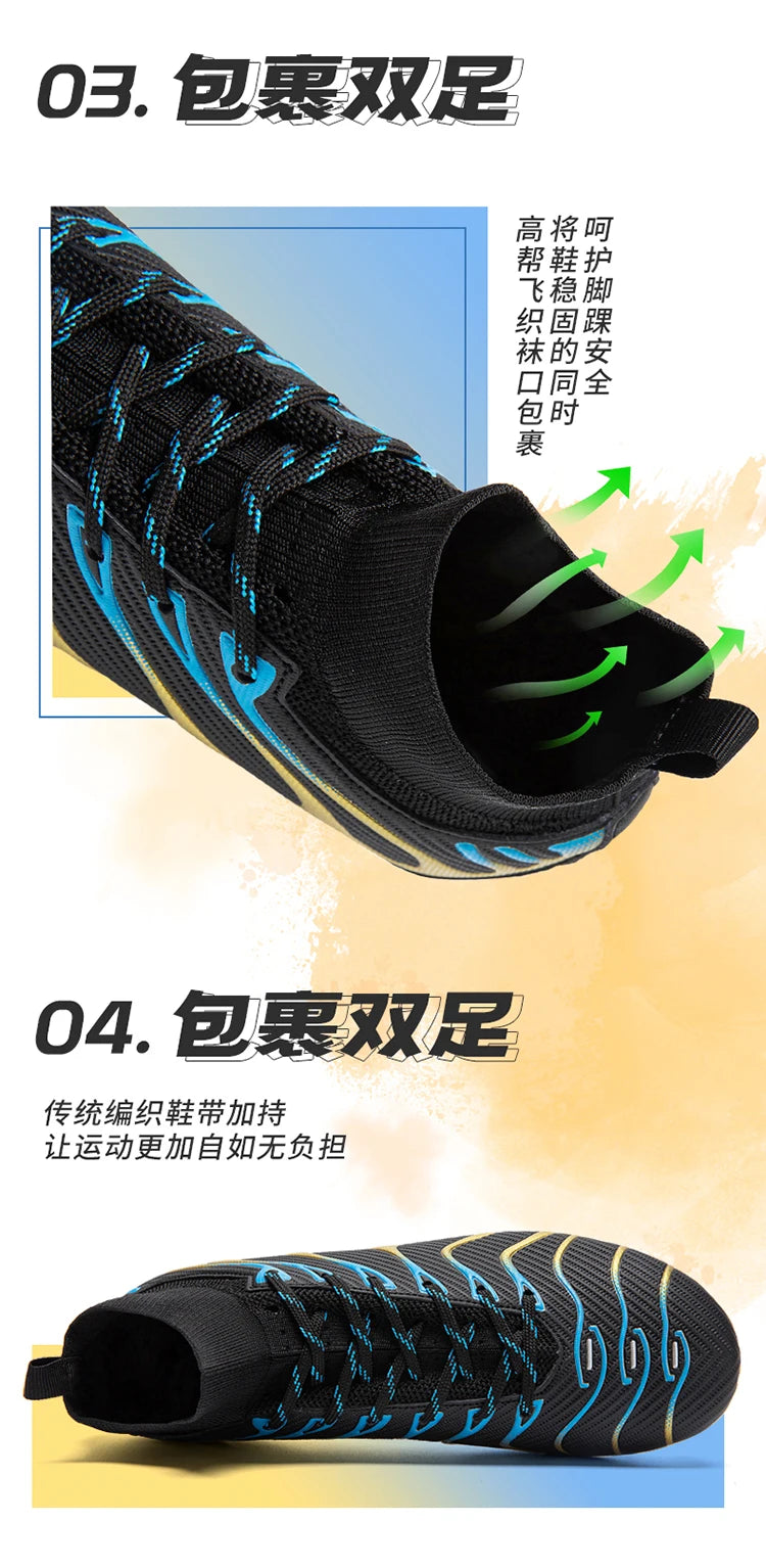 Original Men Football Field Boots Training Shoes TF/AG Professional Soccer Shoes