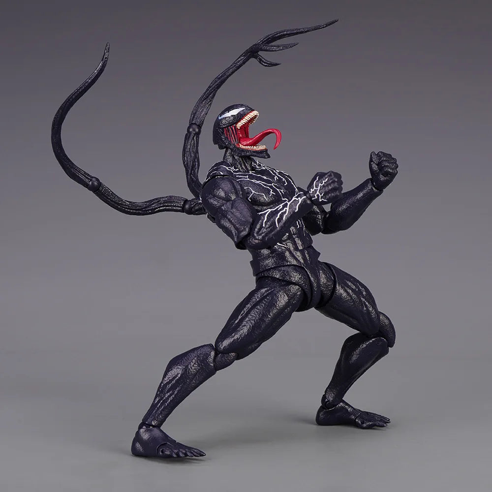 Venom AMAZING YAMAGUCHI legends Action Figure Joint Movable Change Face Statue Model Collectible kids for Toy Gift