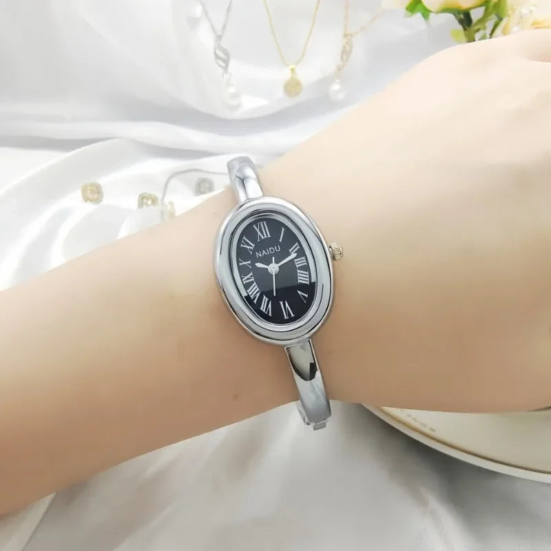 Brand Quartz Watch for Women Luxury Gift Girl Wristwatches Ladies Bracelet Wristwatches Stainless Steel Strap Small Dial Watch