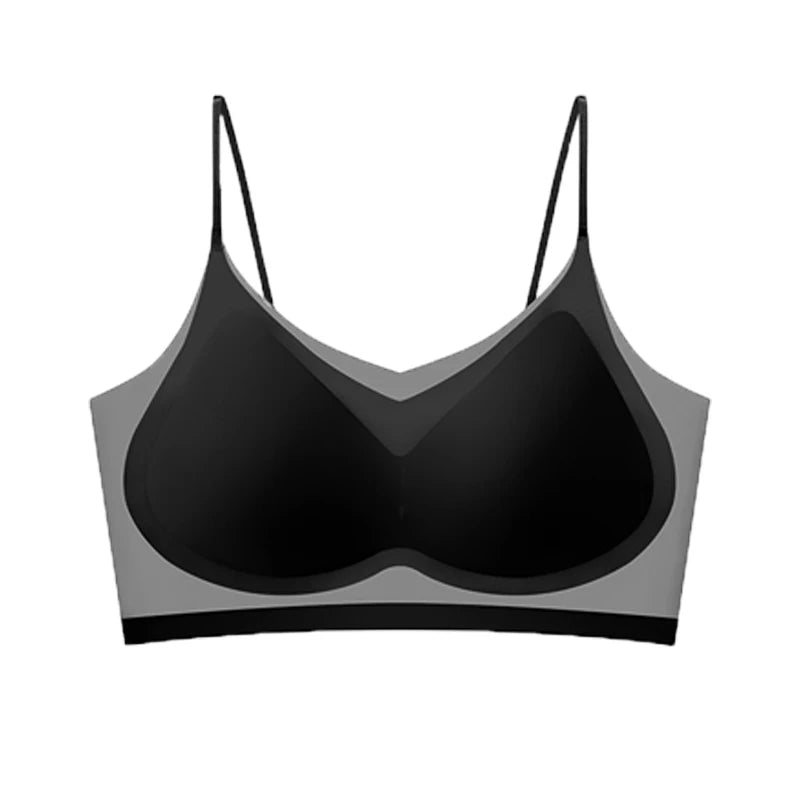 Transparents Bra Ultra-Thin Breathable Ice Silk Top Bra Women's Seamless