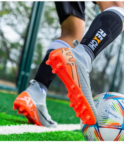 Professional Men Soccer Shoes FG/TF  Football Boots Cleats Breathable  Outdoor