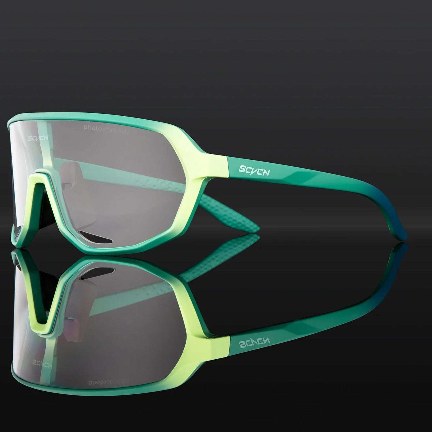 SCVCN Photochromic Cycling Sunglasses Cycling Glasses UV400 Bicycle Eyewear Sports MTB Outdoor Bike Goggles Sunglasses Eyepieces