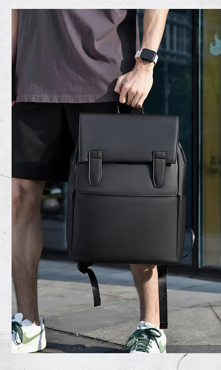 Cross-border New Men's Backpack High-end Casual Versatile Business Laptop Bag Daily Commute Large Capacity Backpack