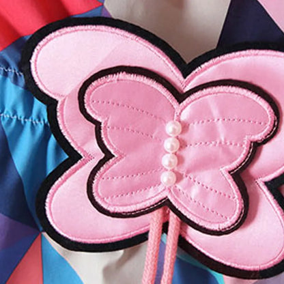 Bear Leader Kids Girls Spring Autumn Long Jackets 2023 New Fashion Kids Baby Butterfly Appliques Coats Casual Outerwear For 1-6Y