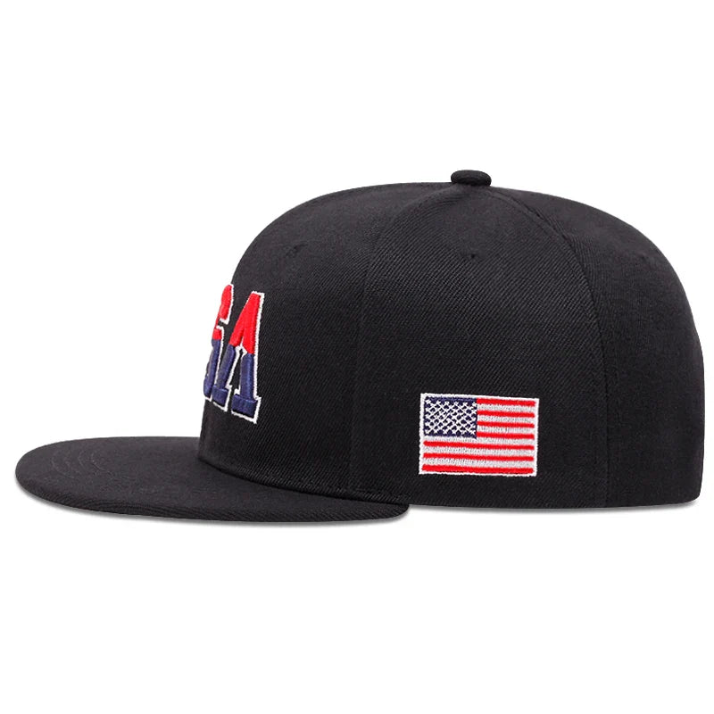 2024 New Fashion Fastball Cap Classic USA Embroidered American Flag Baseball Caps For Men Women Snapback Hat Unisex Hip Hop Hats