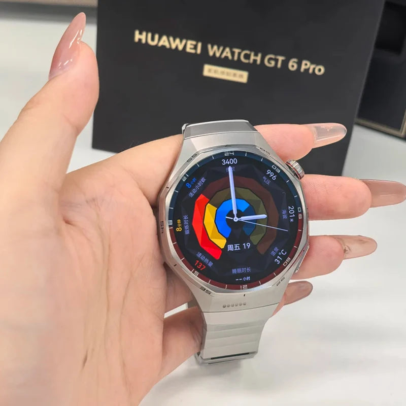 HUAWEI Watch GT 6 Pro Smartwatch Up to 21-Day Battery Life Global Version Watch GT6 Pro Work seamlessly with iOS and Android NFC