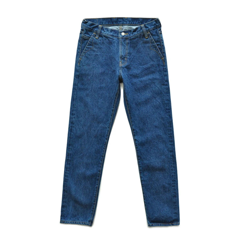 Men Jeans Washed Jeans Selvedge Denim Jeans for Men
