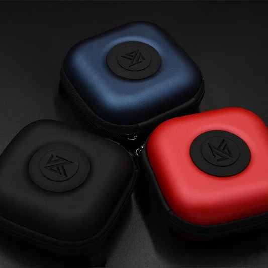 KZ PU Case Bag Earphone Headset Accessories Protable Case Pressure Shock Absorption Storage Package Case With Logo Square Bag
