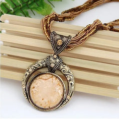 Retro Bohemian Ethnic Style Necklace Fashionable Men's and Women's Festival Party