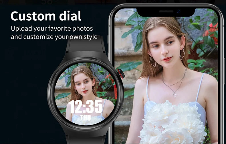 2025 New Smart Watch 6 Pro AMOLED 1.46 inch NFC Heart Rate Monitoring IP68 Bluetooth call Smartwatch Suitable For Android IOS