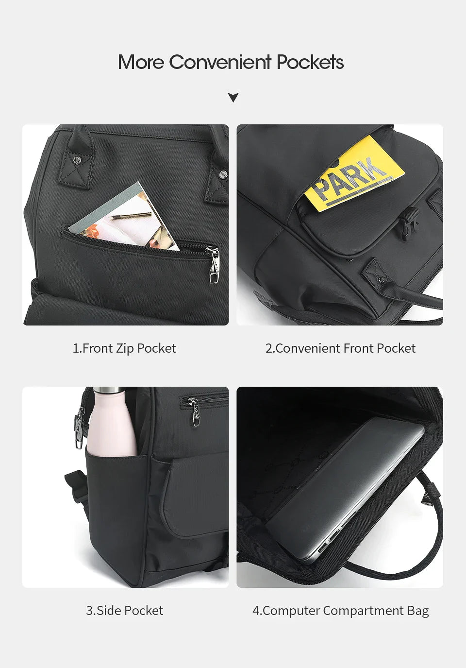 Tigernu New Ladies Casual Backpack For Women Splashproof TPU Travel Camping Female Handbags Light Weight Hiking School Backpacks