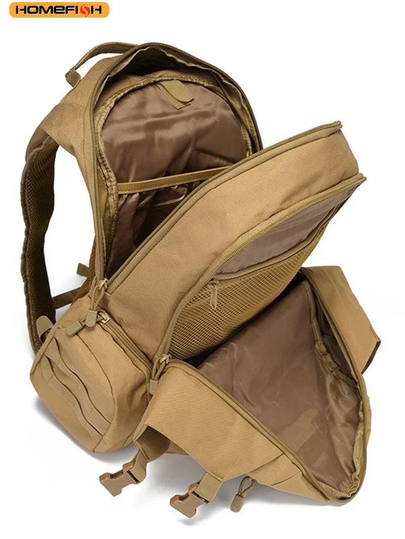 HOMEFISH 45L Waterproof Fishing Hunting Backpack Outdoor Rucksacks Tactical Sports Camping Hiking Trekking Bags