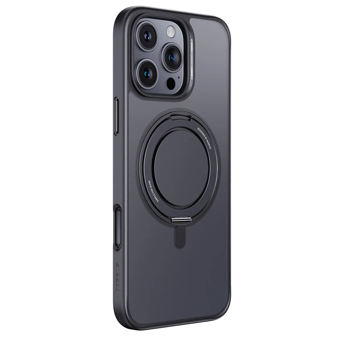 Stand Phone Case For iPhone 16 Pro Max MagSafe Magnetic Case With 360° Rotating Ring Bracket Anti-Drop Protection Cover