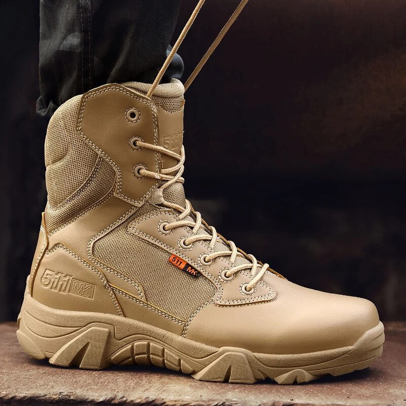 High Quality Military Leather Combat Boots for Men Combat Bot Infantry Tactical Boots