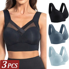 Bras Plus Size Seamless Lace Bra Bralette Backless Lady Brassiere Vest Female