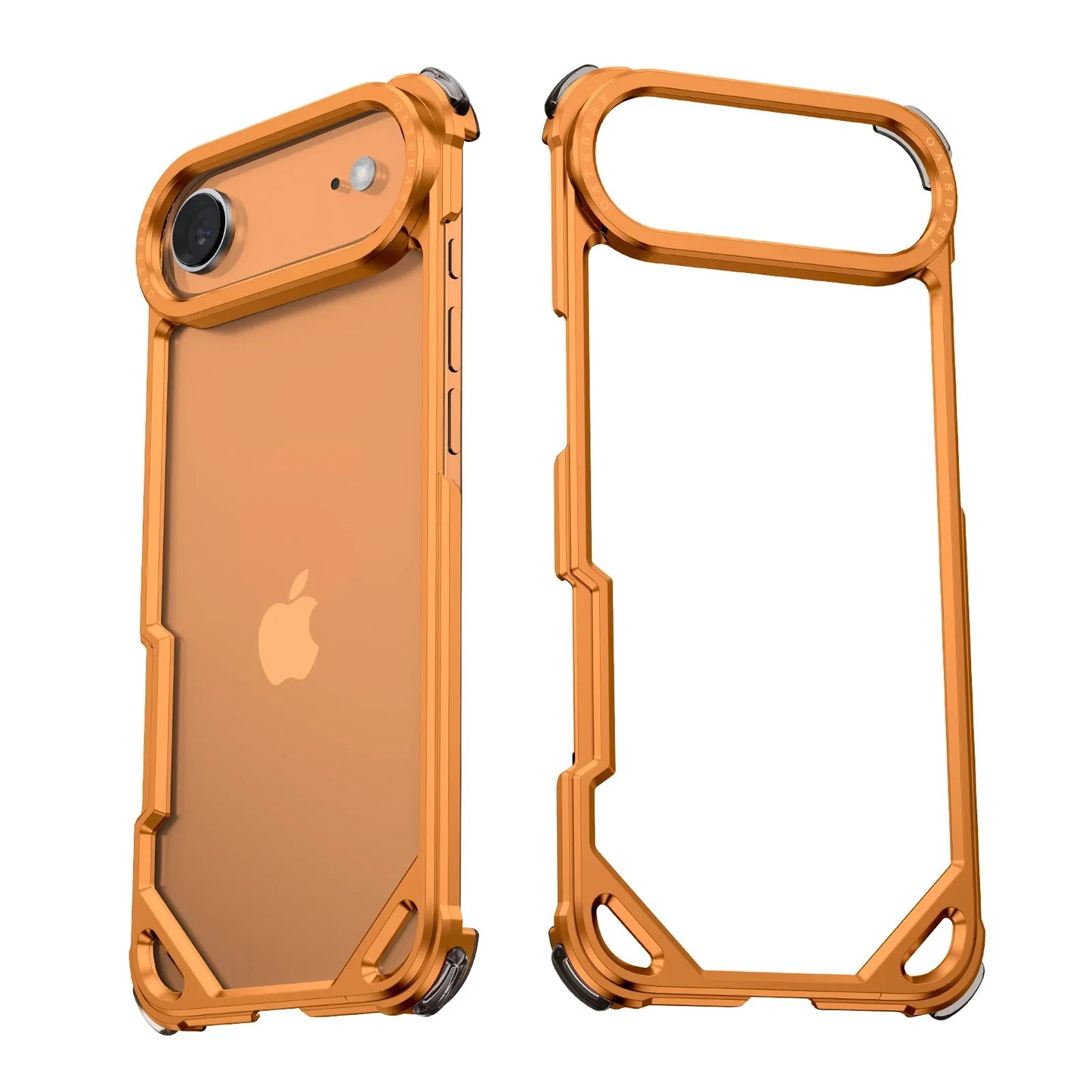 Metal Phone Case for iPhone 17 Pro/Pro Max/17/Air Case Minimalist Support Wireless Charging Ultra-thin Protecitve Case